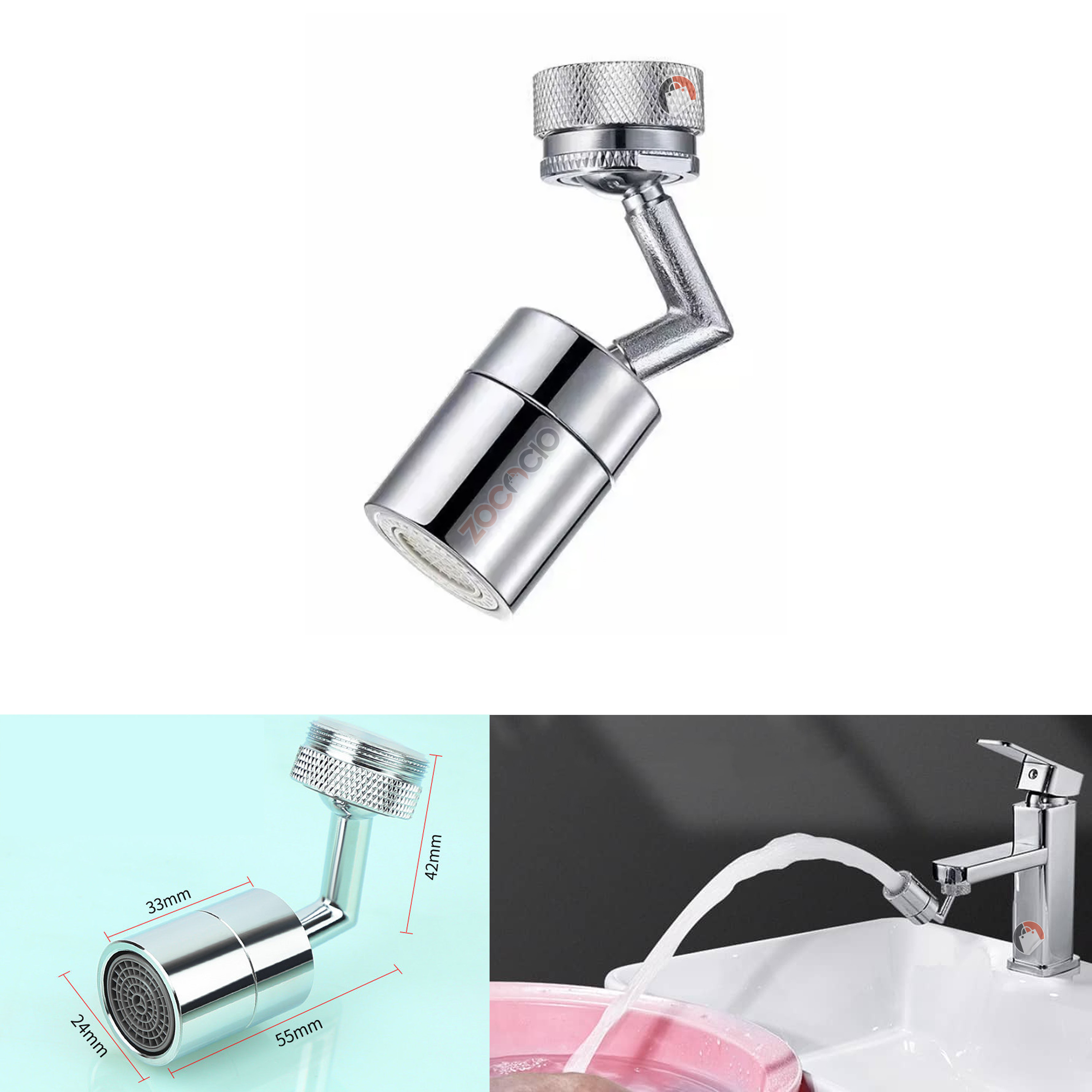 Miniatura 5 de Extensor De Grifo Giratorio 720º Ahorrad